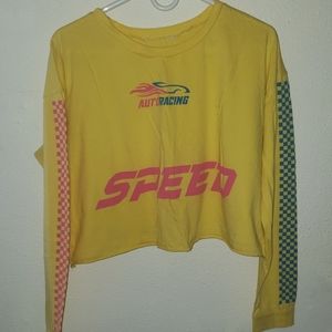 Long sleeve crop top